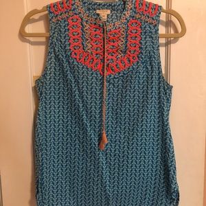 JCREW Tasseled Tank